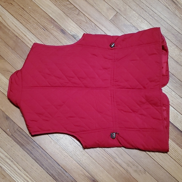 Croft & Barrow women's red quilted vest size small - Picture 7 of 7